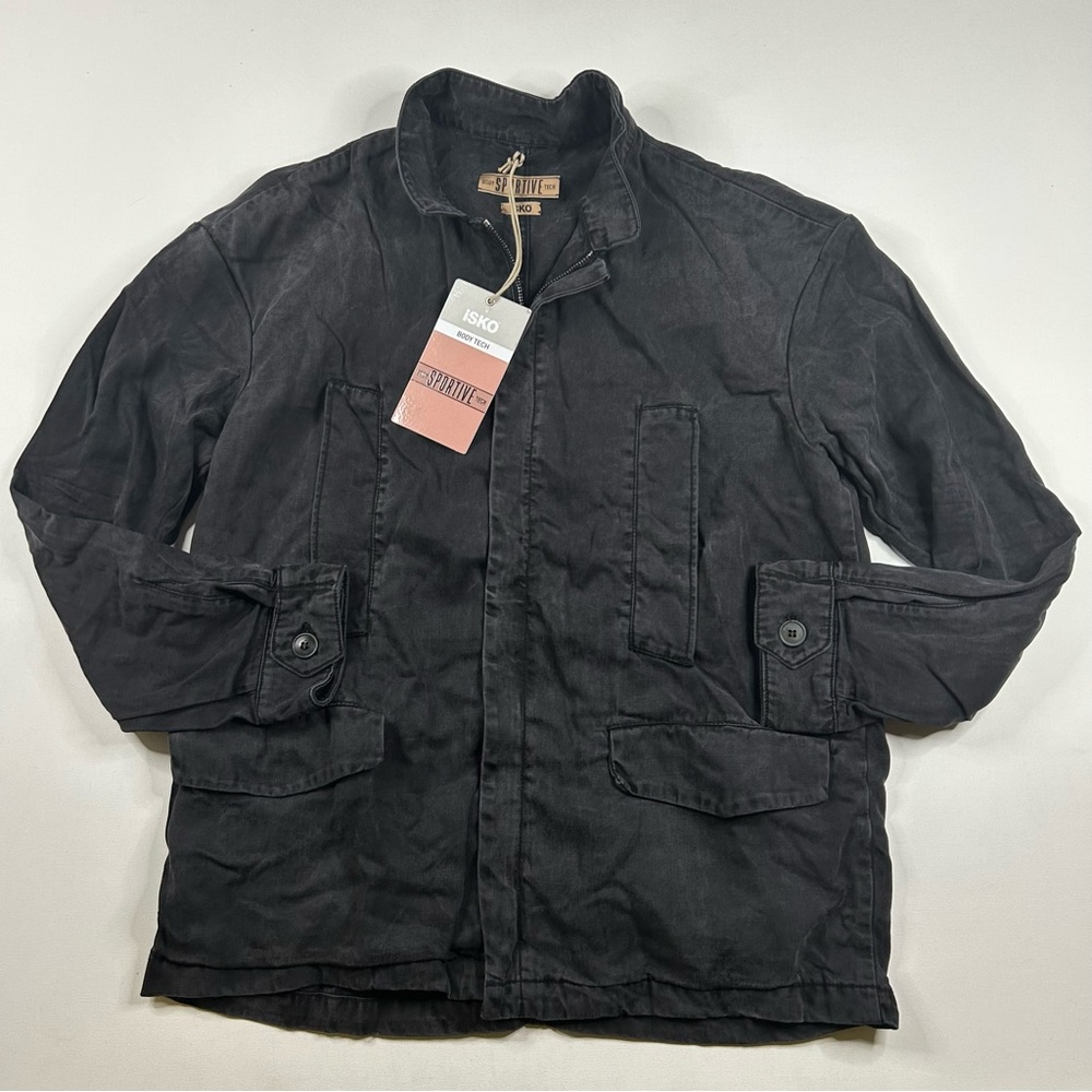 ISKO Sanko Testil Brand Body Sportive Tech Jacket Made In Italy Large NWT *Rare